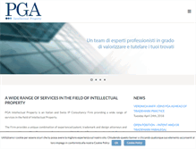 Tablet Screenshot of pga-ip.com